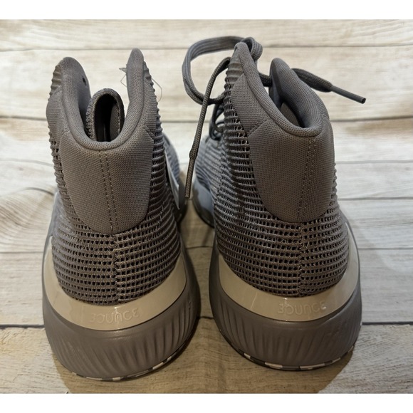 NEW Adidas Pro Bounce 2019 Basketball Sneakers Shoes Gray White Camo High Sz 12 - Picture 3 of 7